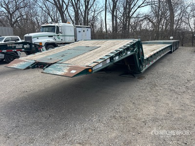 2021 XL 110 HFG 55 ton 54 ft 5 Rows of 4 Folding Neck Trailer