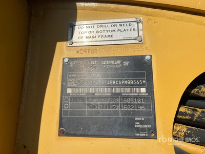 2003 Cat 140H VHP Niveleuse à moteur