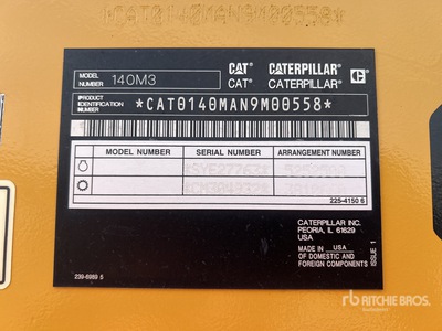 2018 Cat 140M3 Motorische Grader