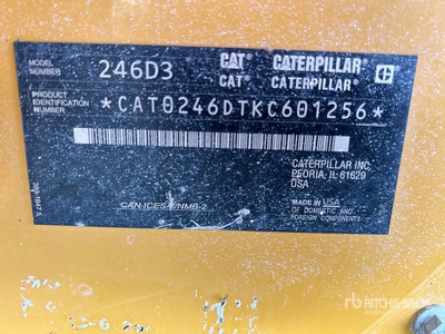 2020 Cat 246D3 Two-Speed Skid loader Kompaktlader