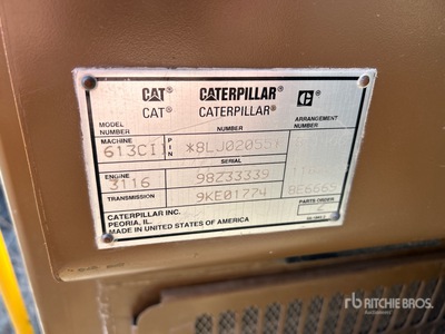 2000 Cat 613C Motor Scraper