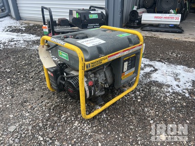 2014 Wacker GP2500A 2.5 kW Portable Generator Set