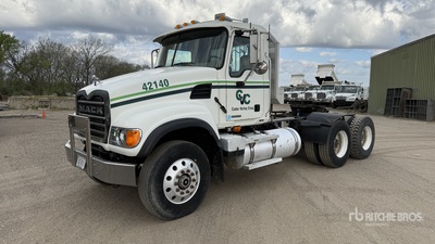 2007 Mack Granite CV713 6x4 T/A Day Cab Truck Tractor