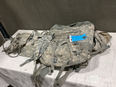 (2) Large Field Pack Sets, (12) Hydration System Carriers & Assorted Items
