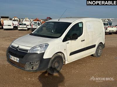2015 Citroen Berlingo Vehicule Utilitaire Cargo Van (Inoperable)