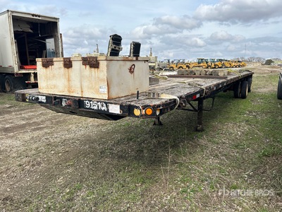 1995 Lufkin Light Weight FL-2 48 ft T/A Spread Axle Flatbed Trailer