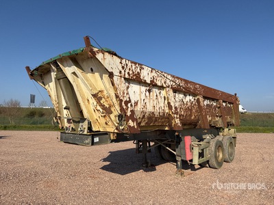 1998 Trailor SYY2C Semi-Remorque Benne 2 Essieux T/A End Dump Trailer