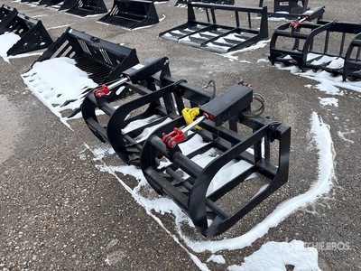 All-Star 60 in Skeleton Skid Steer Grapple