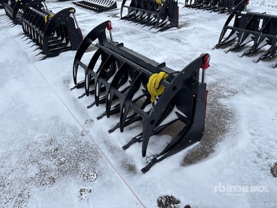 Mid-State 72 in Skid Steer Root Rake