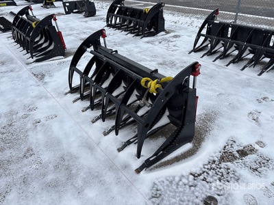 All-Star 72 in Skid Steer Root Rake