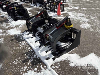 All-Star 72 in Skid Steer Grapple Bucket