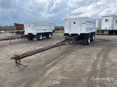 2006 Sutton 14 ft T/A Spread Axle Aluminum Pup Dump Trailer
