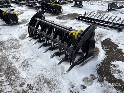 All-Star E-Series 84 in Skid Steer Root Rake