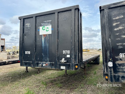 1988 Fruehauf 48 ft T/A Flatbed Trailer