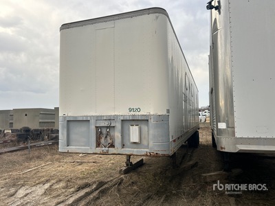 1977 Fruehauf FV-F2-42 42 ft x 96 in T/A Van Trailer