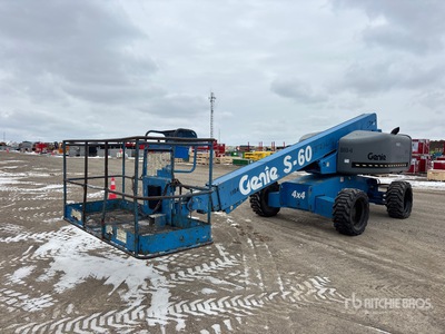2004 Genie S-60 4WD Diesel رافعة تليسكوبية بذراع تطويل