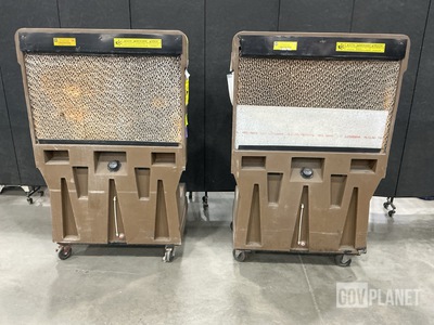 (2) Port-A-Cool PACJS1600 Portable Evaporative Coolers