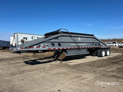 1995 Trail King TK54BDU-402 40 ft T/A Przyczepa z wywrotem brzusznym