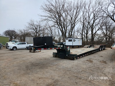 2012 Trail King TK110HDG Quad/A Removable Gooseneck Góndola