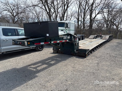 2012 Trail King TK110HDG Quad/A Removable Gooseneck Lowboy Trailer