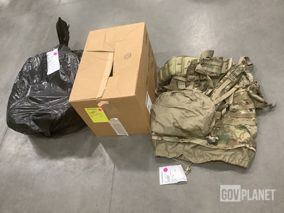 (2) Field Packs, (19) Hydration System Carriers & Assorted Items