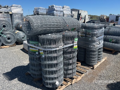 Quantity of (2) Pallets of Galvanized Fixed Knot Vallas