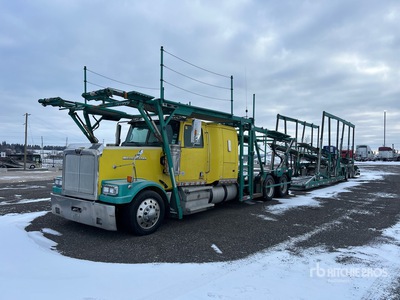 2013 Western Star 4900 6x4 Sleeper Car Carrier Truck
