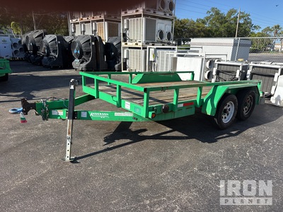2018 Anderson UTT612CC 12 ft T/A Utility Trailer