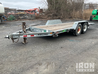2017 Felling FT12ITIG 15200 lb 18 ft T/A Remorque pour équipement