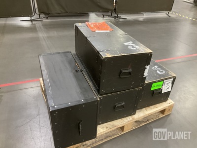 (4) Creative Logistics Barracks Locker Trunks