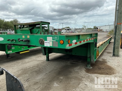 2015 Ledwell LW48HT2-10-PB 45 ft T/A Gooseneck Hydraulic Tail Trailer