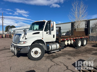 2015 International DuraStar 4400 6x4 6x4 Flatbed Truck (Inoperable)