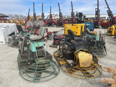 Quantity of (4) Whiteman RIde on concrete trowel