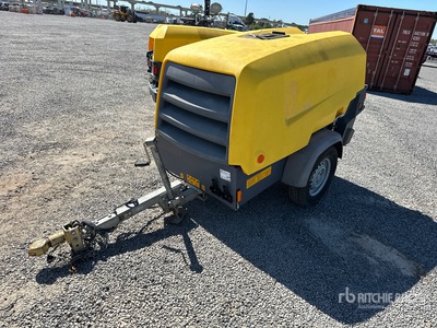 2022 Atlas Copco XAS185 185 cfm Mobile Air Compressor