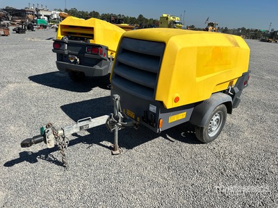 2022 Atlas Copco XAS185 185 cfm Mobile Air Compressor