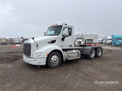 2015 Peterbilt 579 6x4 T/A Day Cab Truck Tractor