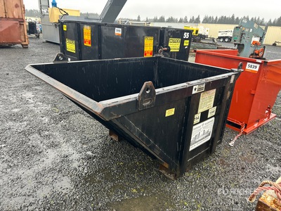 6 ft 3 in Crane Trémie auto-vidante