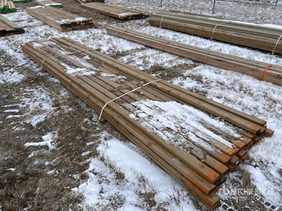 Quantity of (40) 2 x 4 x 16 ft Treated Timmerhout