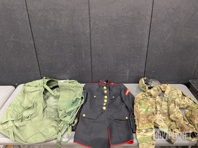 (3) Wet Weather Jackets, (4) Men’s Coats, (178) Duffel Bags & Assorted Items