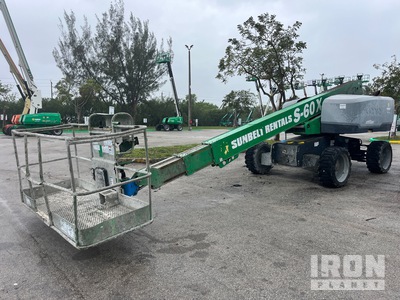 2015 Genie S-60X 4WD Diesel Telescopic Boom Lift