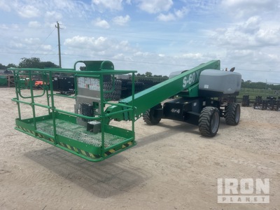 2015 Genie S-60X 4WD Diesel Telescopic Boom Lift