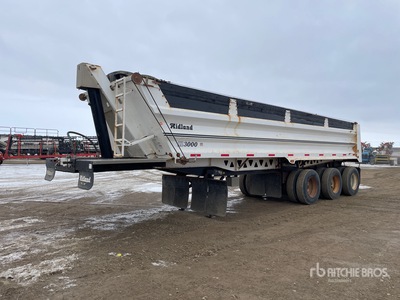 2019 Midland 35 ft Tri/A エンドダンプトレーラー