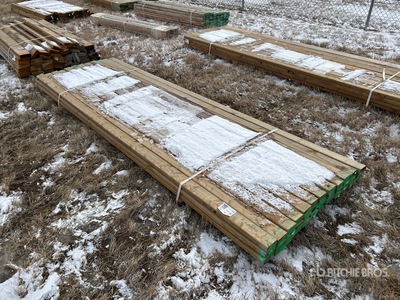Quantity of (36) 2 x 4 x 12 ft Timmerhout