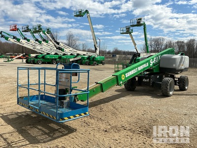 2016 Genie S-60X 4WD Diesel Telescopic Boom Lift