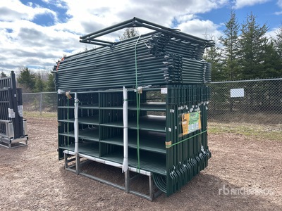 Quantity of (56) 2026 Suihe NP10-54-2 10 ft Powder Coated Panel para ganado (Unused)