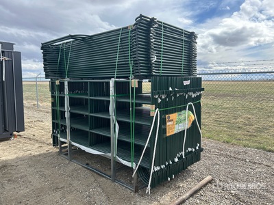 Quantity of (56) 2026 Suihe NP10-54-2 10 ft Powder Coated Panneau pour bétail (Unused)