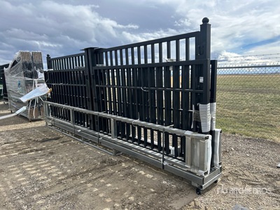 Quantity of (3) 2026 Suihe NFG-20FC-3 20 ft x 5 ft Farm Metal Bi-Parting Puerta de entrada (Unused)