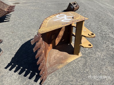 34 in Excavator Bucket
