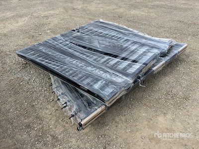 Quantity of (2) 2026 Suihe NG-14D -2 14 ft x 7 ft Wrought Iron Bi-Parting 14 ft Puerta de entrada (Unused)