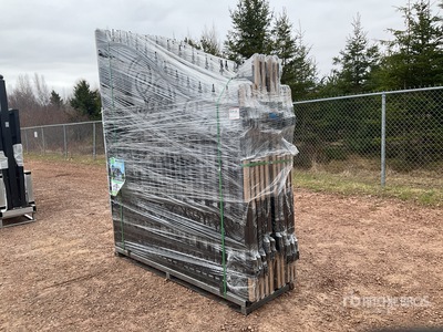 Quantity of (2) 2026 Suihe NG-14D -2 Wrought Iron Bi-Parting 14 ft Driveway Gate (Unused)